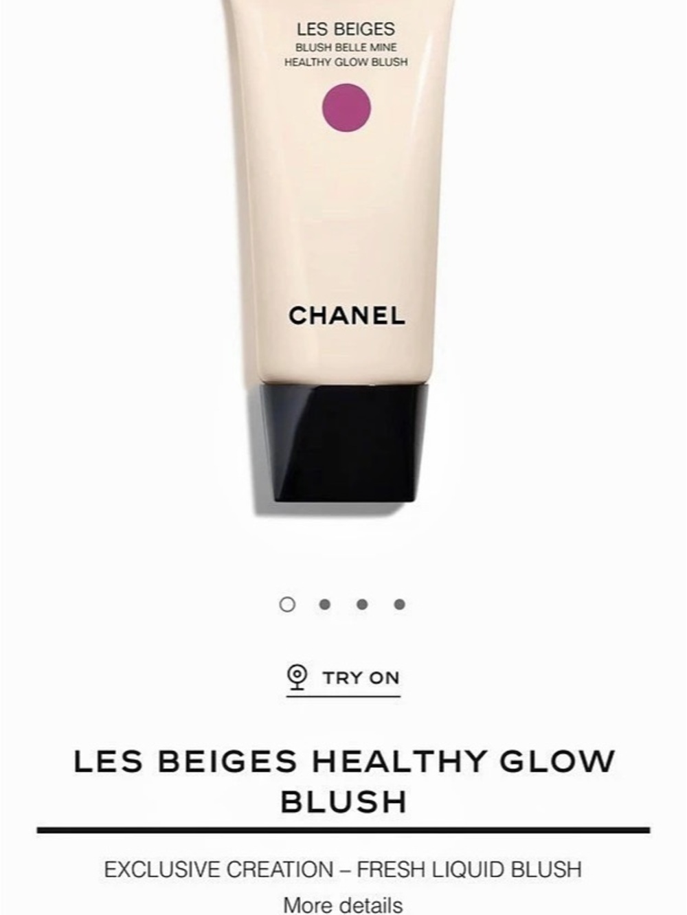 Chanel Les Beiges Healthy Glow Blush shade Nectar